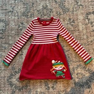 Girls Holiday Sweater Dress